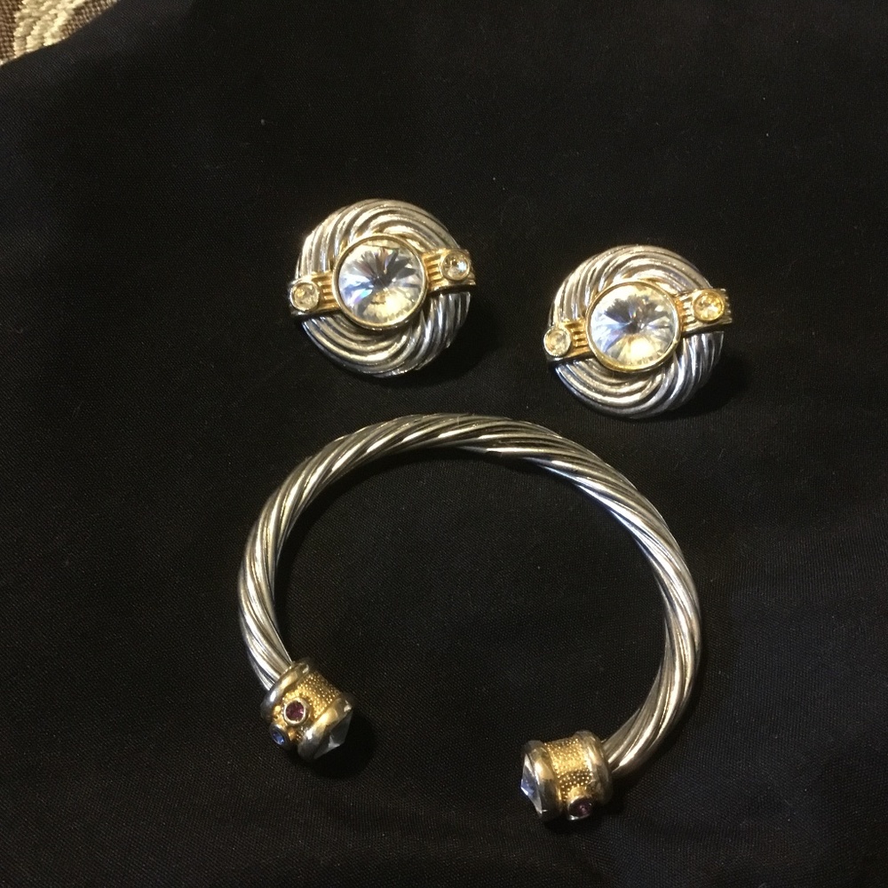 Vintage Park Lane earrings and bracelet set